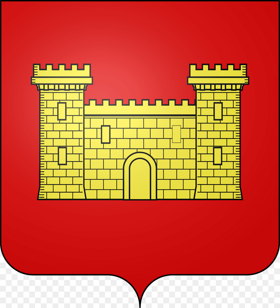 Blason De La Ville De Lasalle 30 Clipart, Brick, Arch, Architecture, Building Free Png