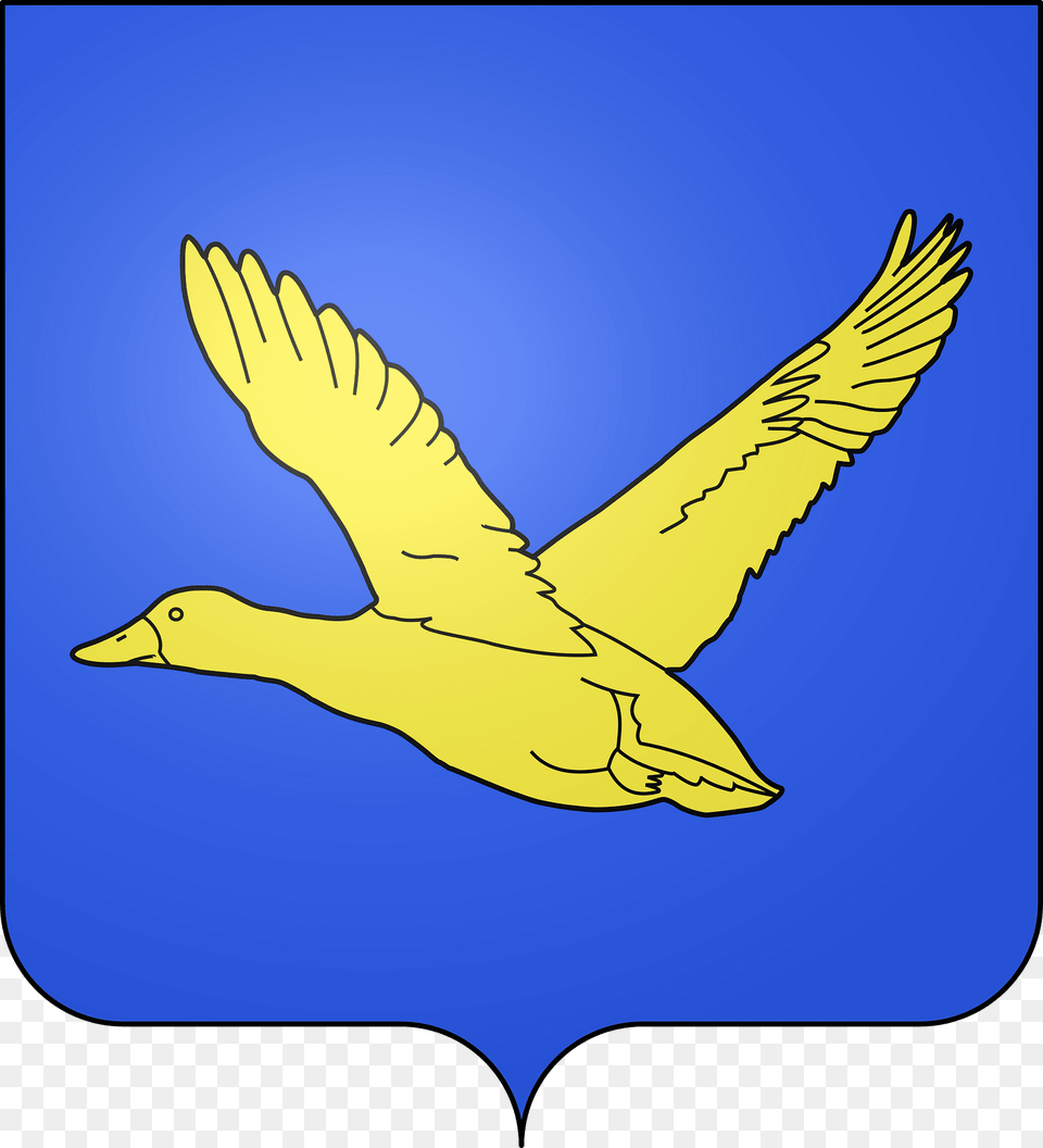 Blason De La Ville De Longeville En Barrois Meuse Clipart, Animal, Bird, Goose, Waterfowl Free Transparent Png