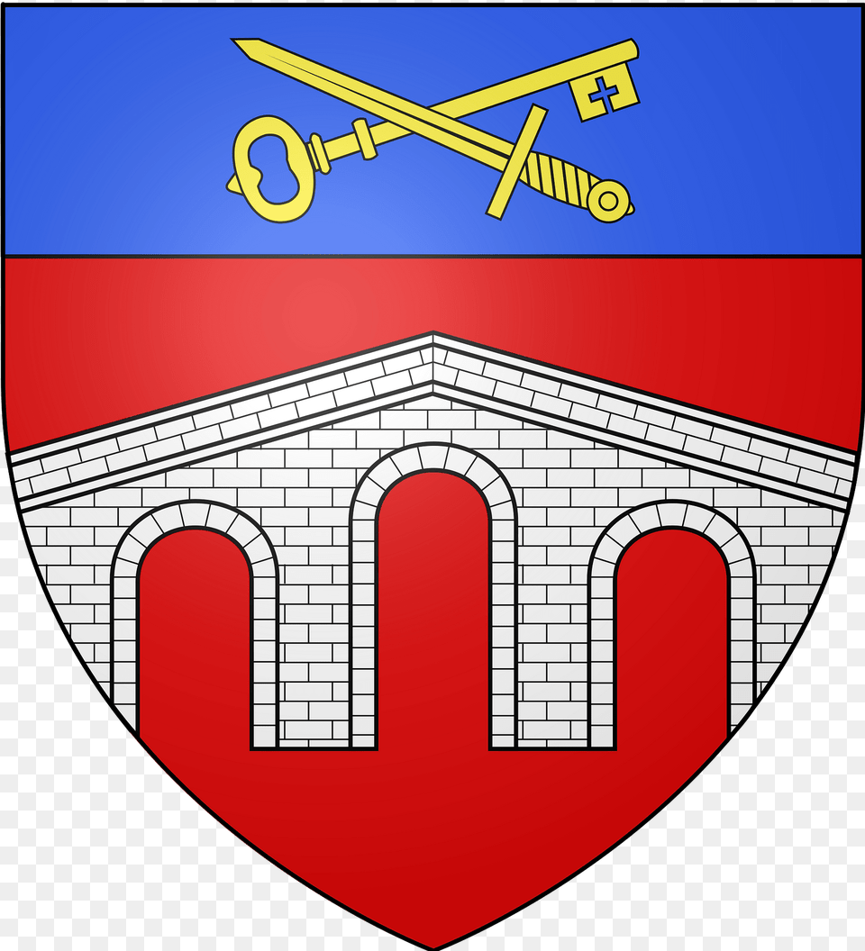 Blason De La Ville De Neuill Pont Pierre 37 Clipart, Armor, Shield Free Transparent Png