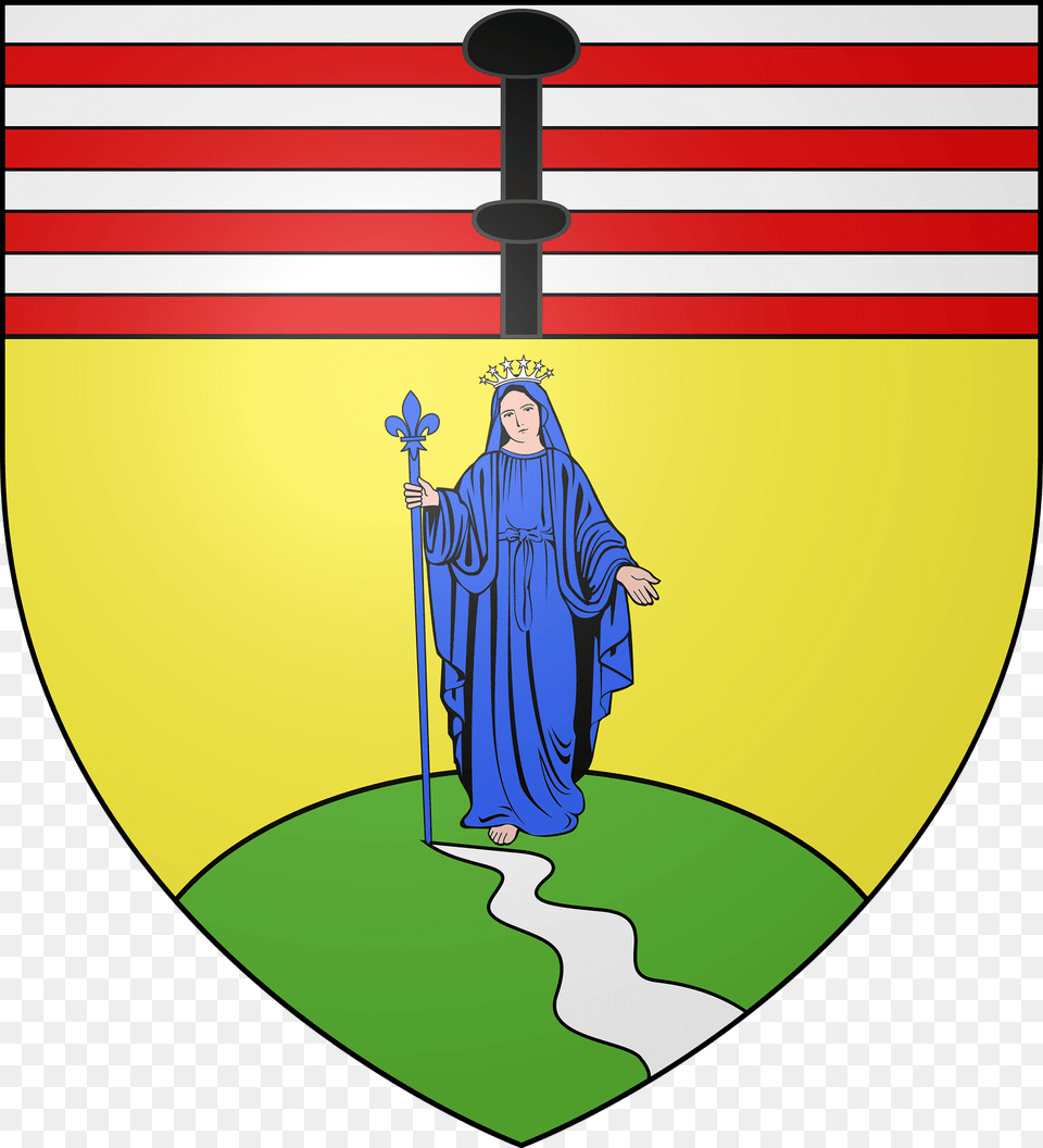 Blason De La Ville De Notre Dame D39o 37 Clipart, Person, People, Adult, Woman Png Image