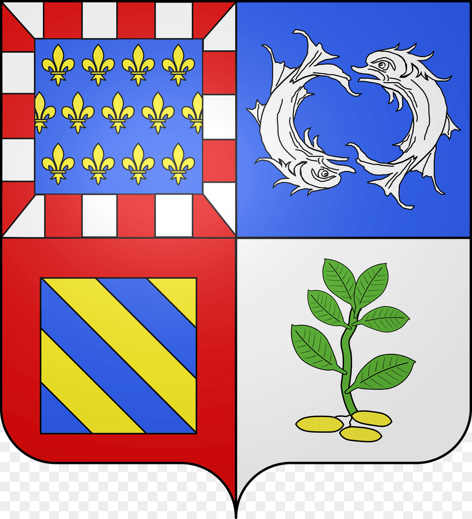 Blason De La Ville De Pagny La Ville Cte D39or Clipart, Animal, Bird, Armor, Plant Free Transparent Png