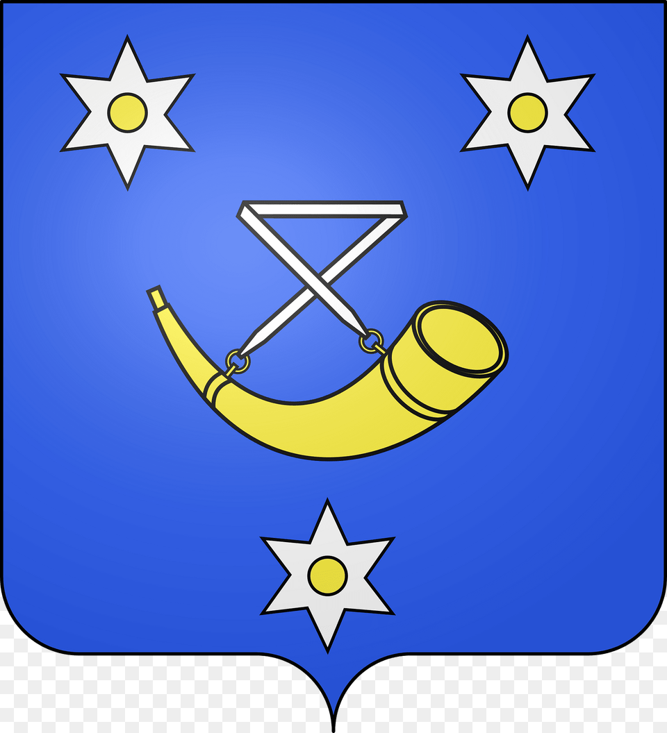 Blason De La Ville De Peyremale 30 Clipart, Symbol, Star Symbol Png Image