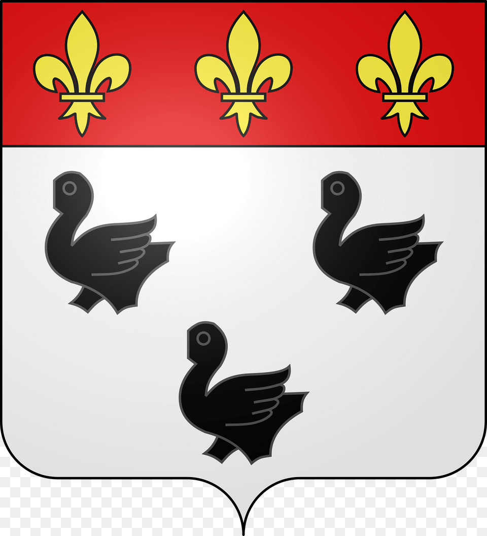 Blason De La Ville De Ponc Sur Le Loir Sarthe Clipart, Animal, Bird Png Image