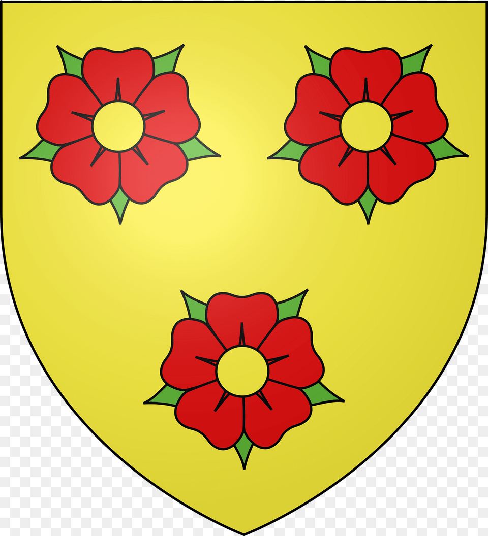 Blason De La Ville De Pulversheim 68 Clipart, Armor, Flower, Petal, Plant Free Png Download