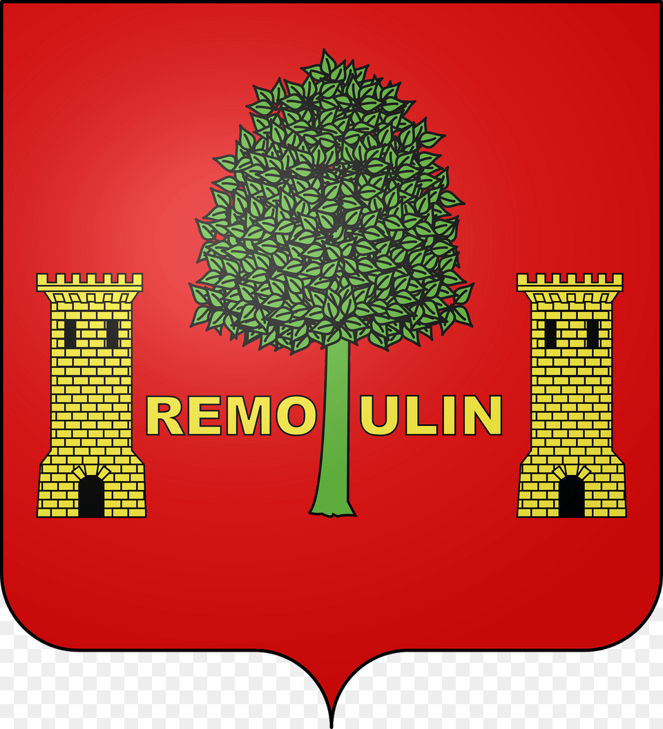 Blason De La Ville De Remoulins 30 Clipart, Plant, Tree, Vegetation, Christmas Free Png Download