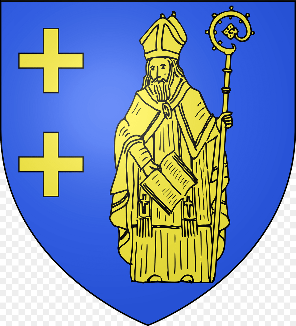 Blason De La Ville De Rumersheim Le Haut 68 Clipart, Cross, Symbol, Person Png Image