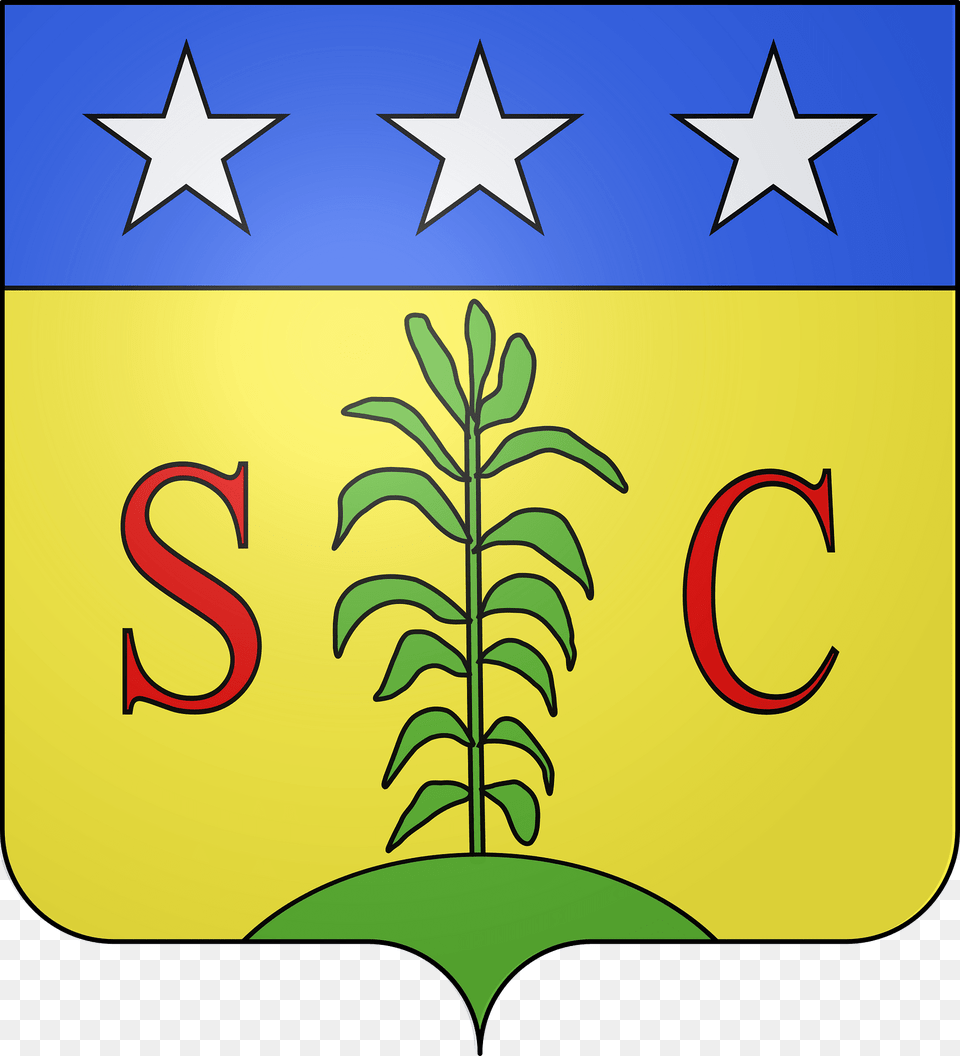Blason De La Ville De Saint Cannat Bouches Du Rhne Clipart, Symbol, Plant, Text, Number Png