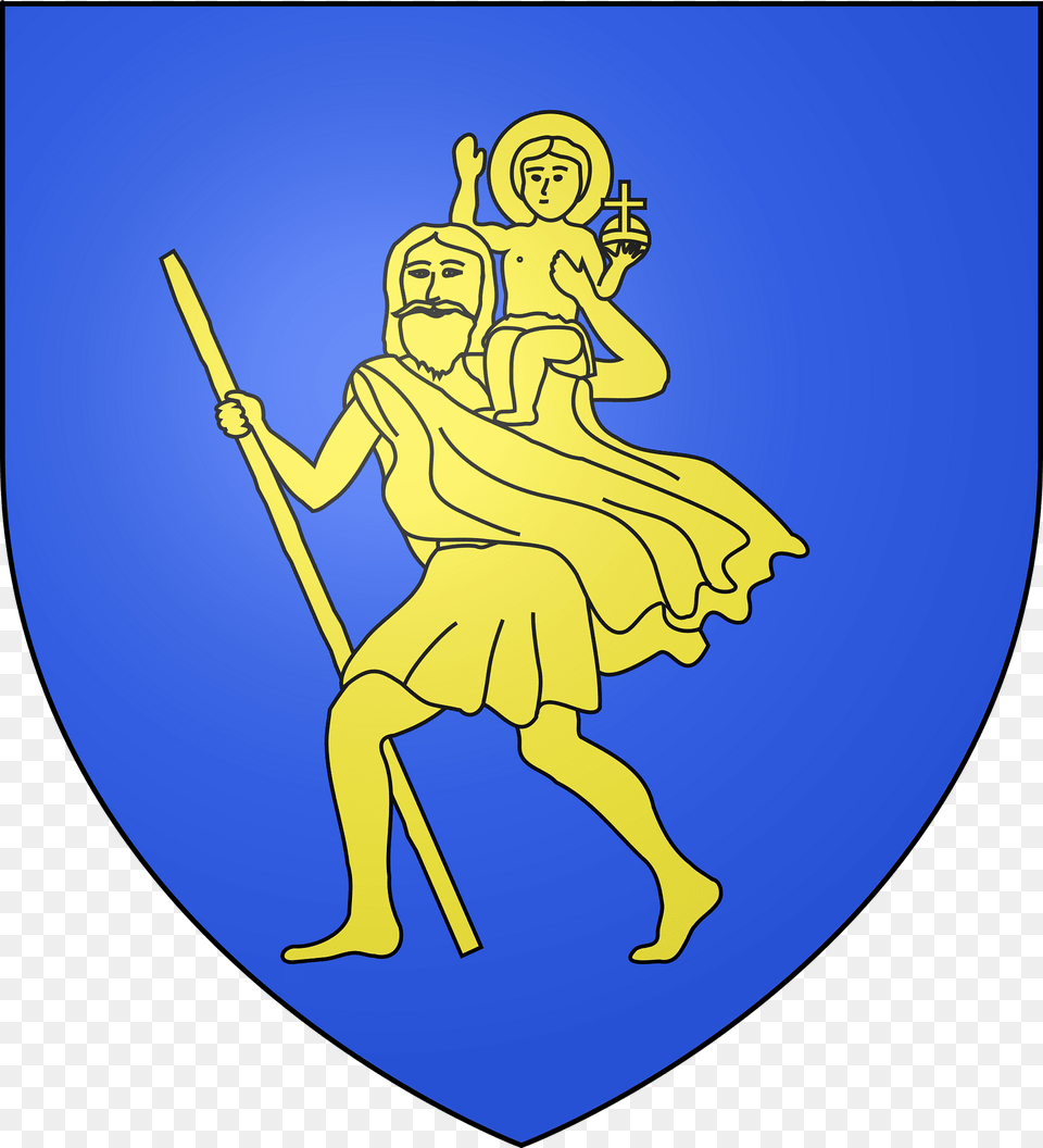 Blason De La Ville De Saint Christophe Sur Le Nais 37 Clipart, Baby, Person, Face, Head Free Transparent Png