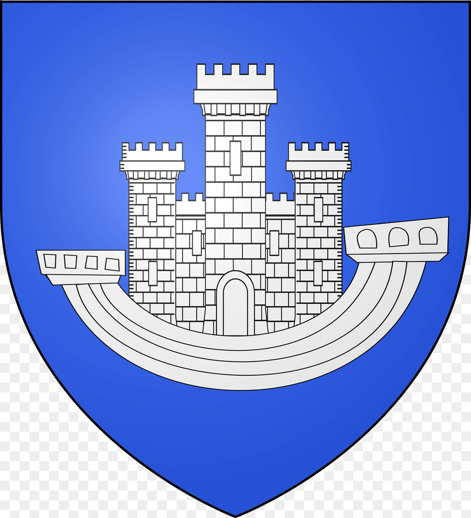 Blason De La Ville De Saint Dizier 52 Clipart, Architecture, Building, Castle, Fortress Free Png Download