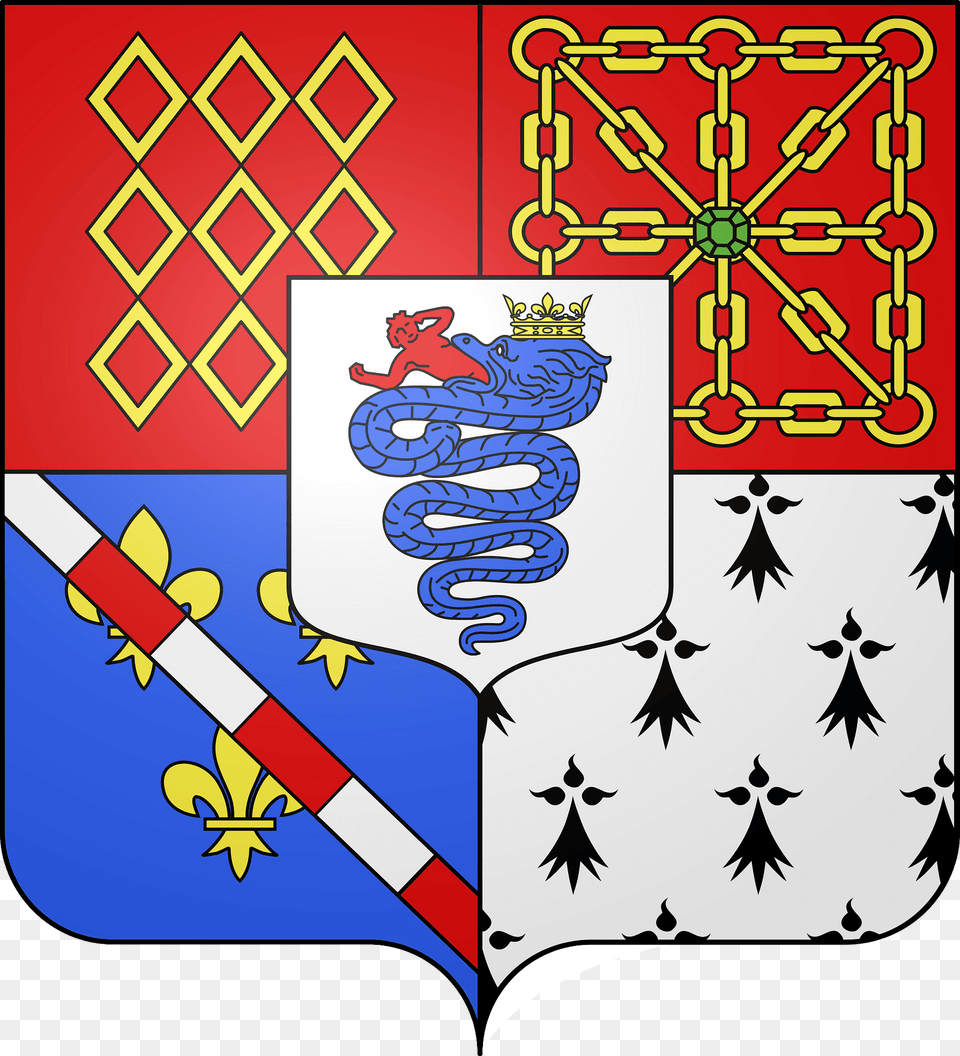 Blason De La Ville De Sainte Maure De Touraine 37 Clipart, Armor, Shield Free Png