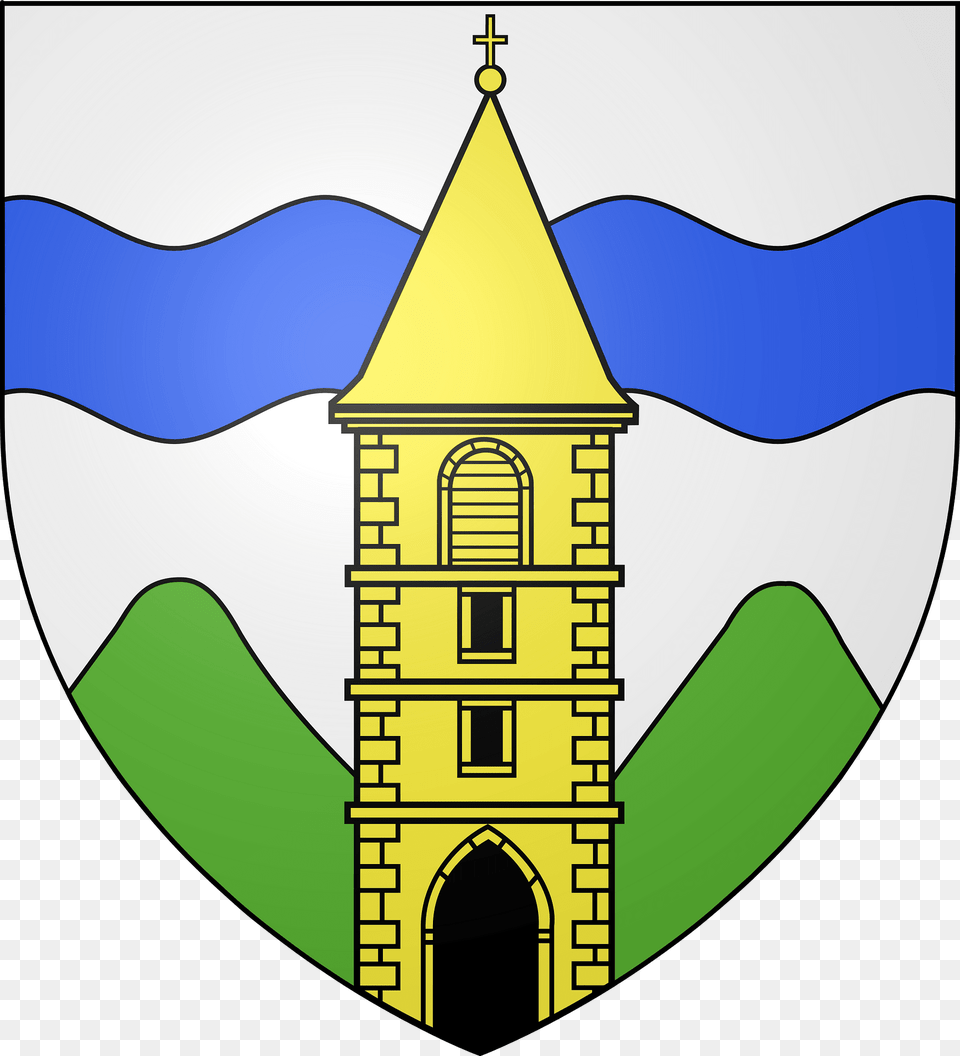 Blason De La Ville De Soppe Le Haut 68 Clipart, Architecture, Bell Tower, Building, Tower Free Png