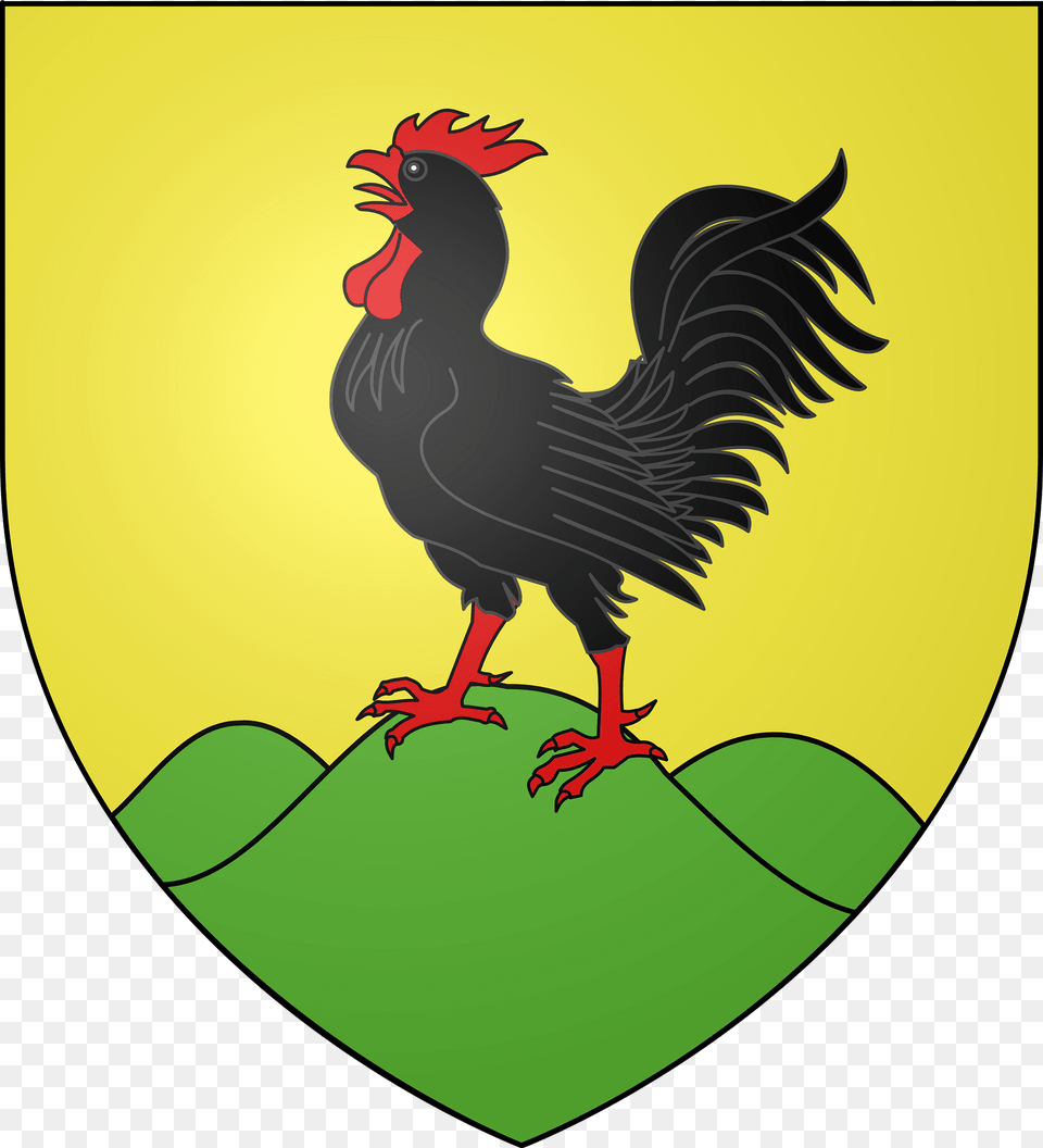 Blason De La Ville De Soultzmatt 68 Clipart, Animal, Bird, Chicken, Fowl Free Png Download