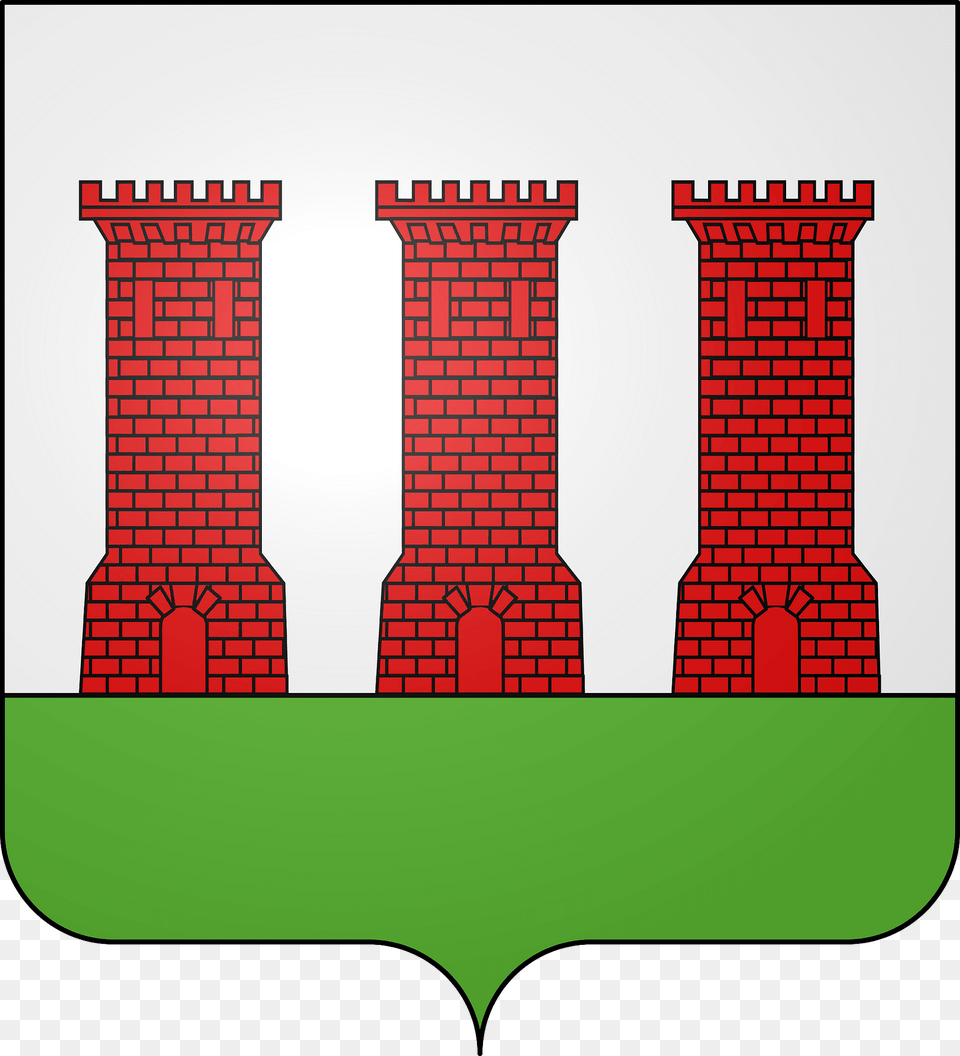 Blason De La Ville De Tornac 30 Clipart, Brick, Arch, Architecture, Building Free Png