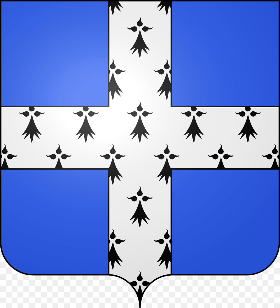 Blason De La Ville De Trlivan Ctes D39armor Clipart, Cross, Symbol, Emblem Png Image