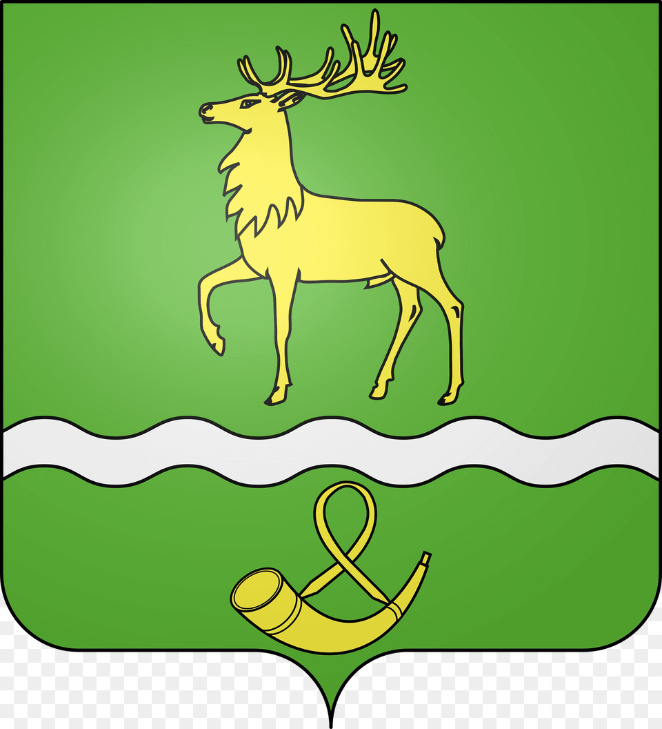 Blason De La Ville De Val Suzon Cte D39or Clipart, Animal, Deer, Mammal, Wildlife Free Png Download