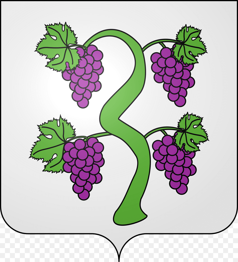 Blason De La Ville De Vignot Meuse Clipart, Food, Fruit, Grapes, Plant Png