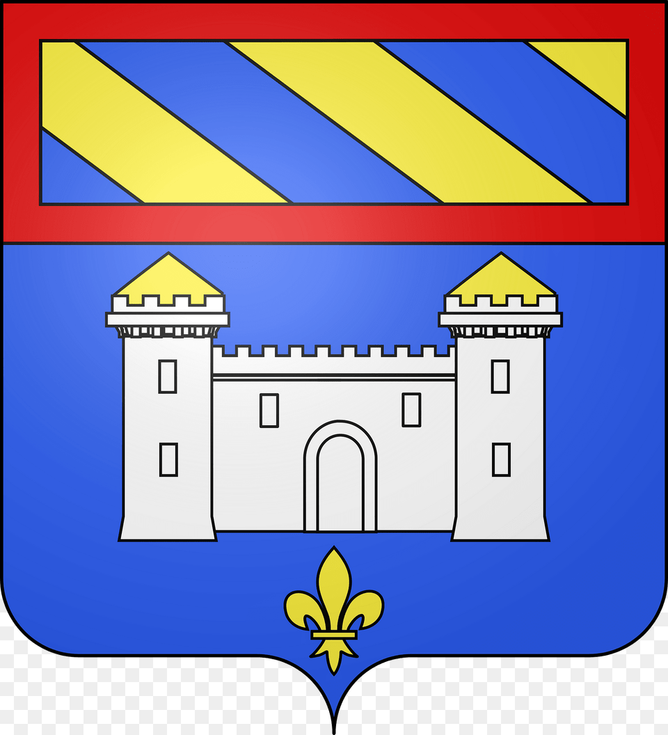 Blason De La Ville De Villaines En Duesmois 21 Clipart, Architecture, Building, Castle, Fortress Free Png Download