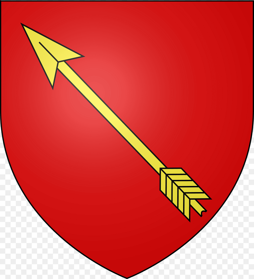 Blason De La Ville De Westhalten 68 Clipart, Weapon, Arrow Free Png Download