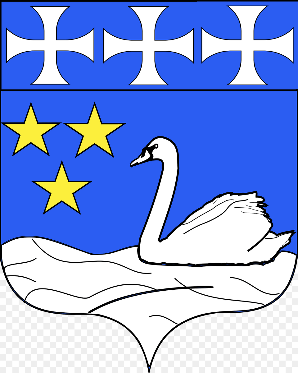 Blason Famille Fr Lacvivier Clipart, Symbol, Animal, Bird, Swan Png