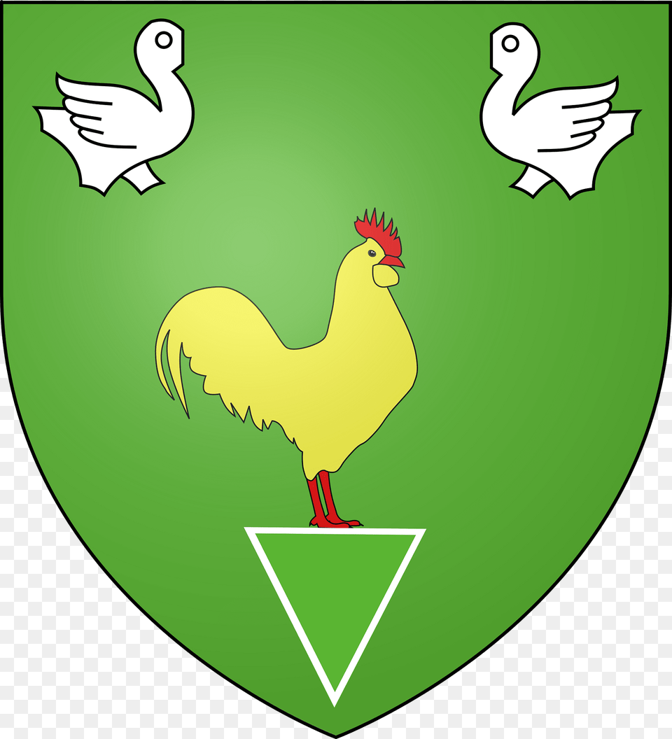 Blason Famille Geoffrenet Clipart, Animal, Bird, Chicken, Fowl Png Image