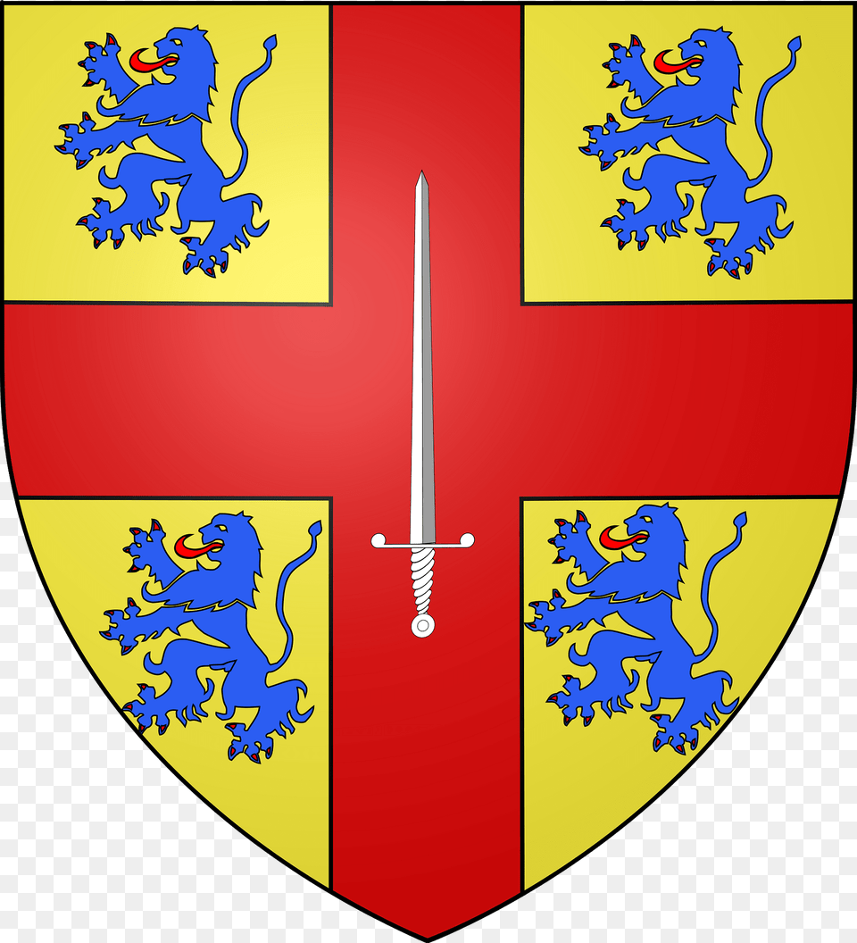 Blason Famille Misrolle Velpry Clipart, Armor, Shield, Sword, Weapon Png Image