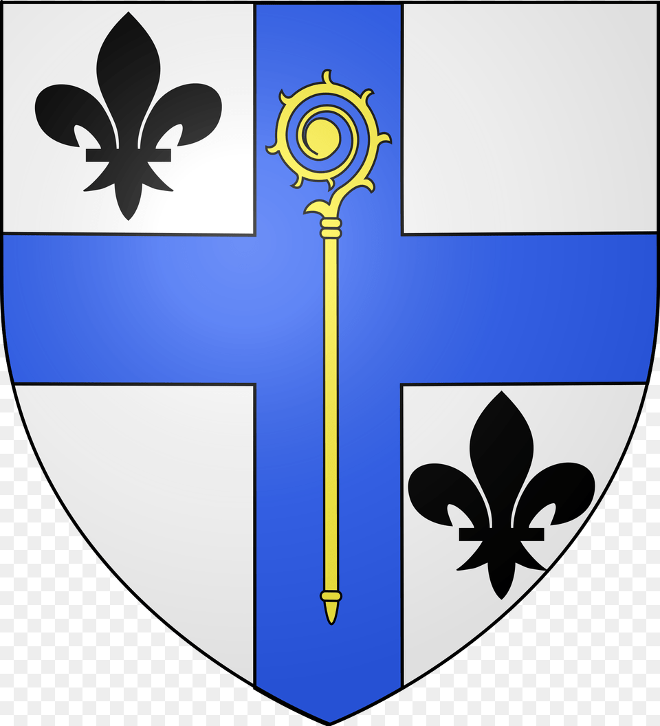 Blason La Croix Saint Ouen, Armor, Shield, Cross, Symbol Free Png Download