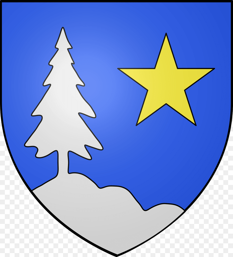 Blason Notre Dame Des Neiges Clipart, Symbol, Star Symbol, Armor Png