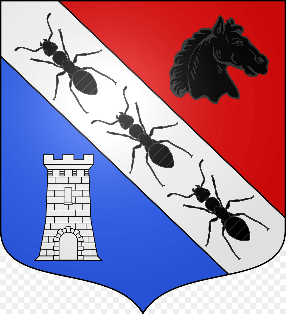 Blason St Maurice Sur Moselle 88 Clipart, Animal, Insect, Invertebrate, Ant Png Image