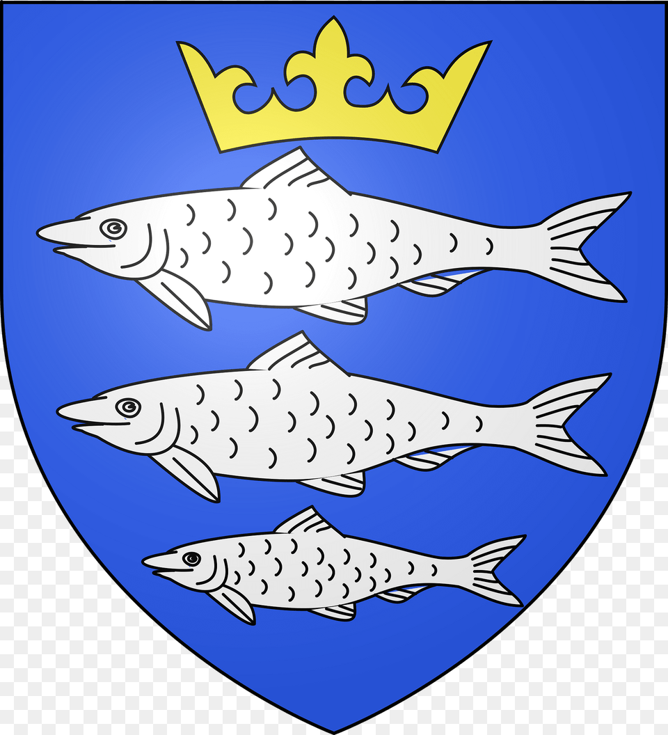 Blason Ville Be Chiny Luxembourg Clipart, Animal, Fish, Sea Life, Logo Free Png Download