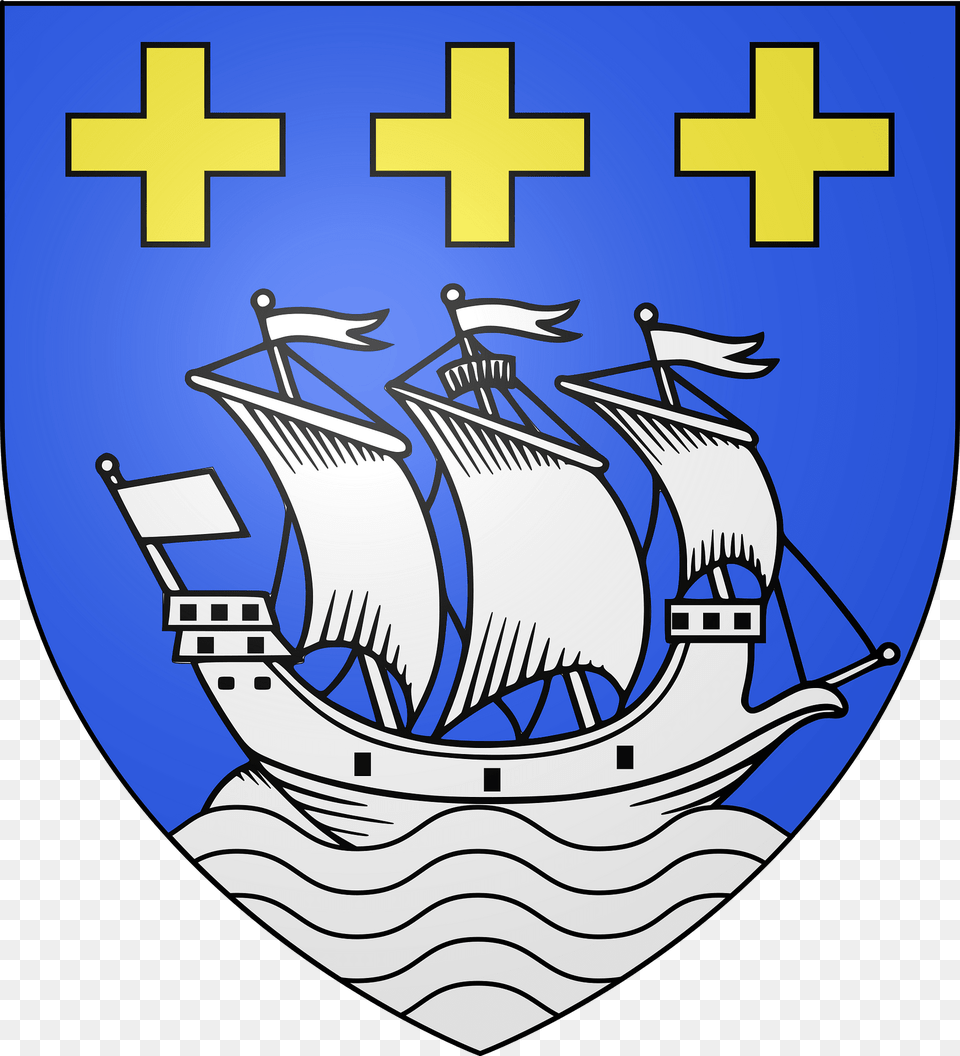 Blason Ville Fr Bernires Sur Mer Calvados Clipart, First Aid, Armor, Symbol, Shield Free Transparent Png