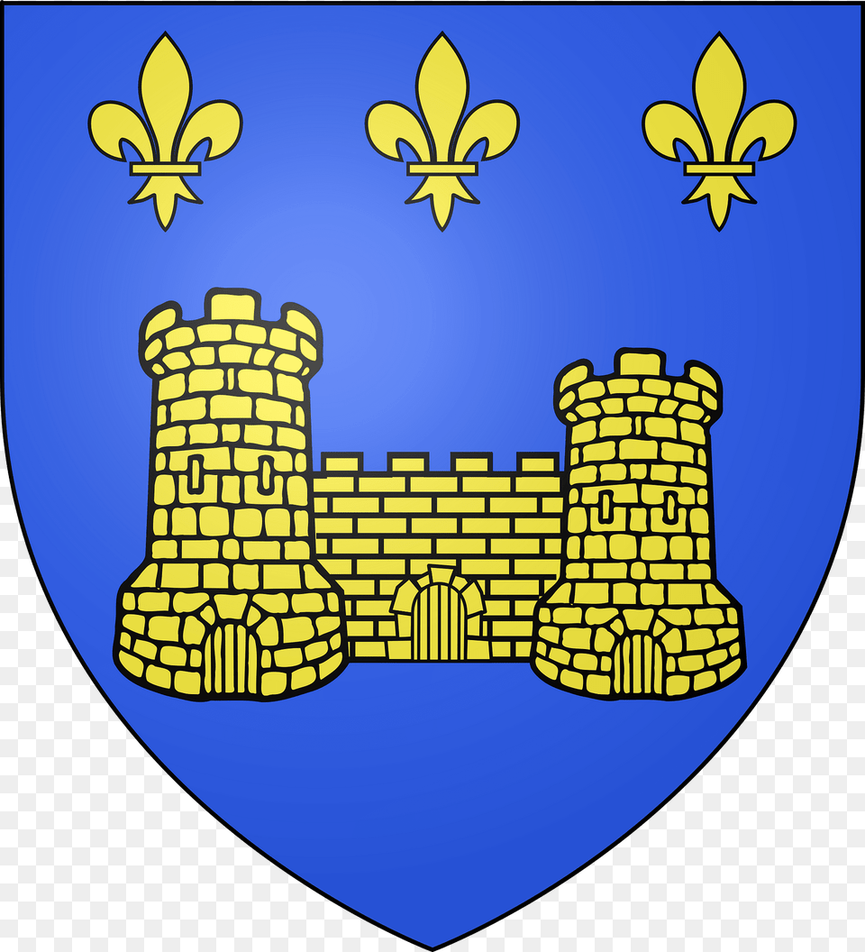 Blason Ville Fr Billom Puy De Dme Clipart, Bulldozer, Machine, Armor Free Transparent Png