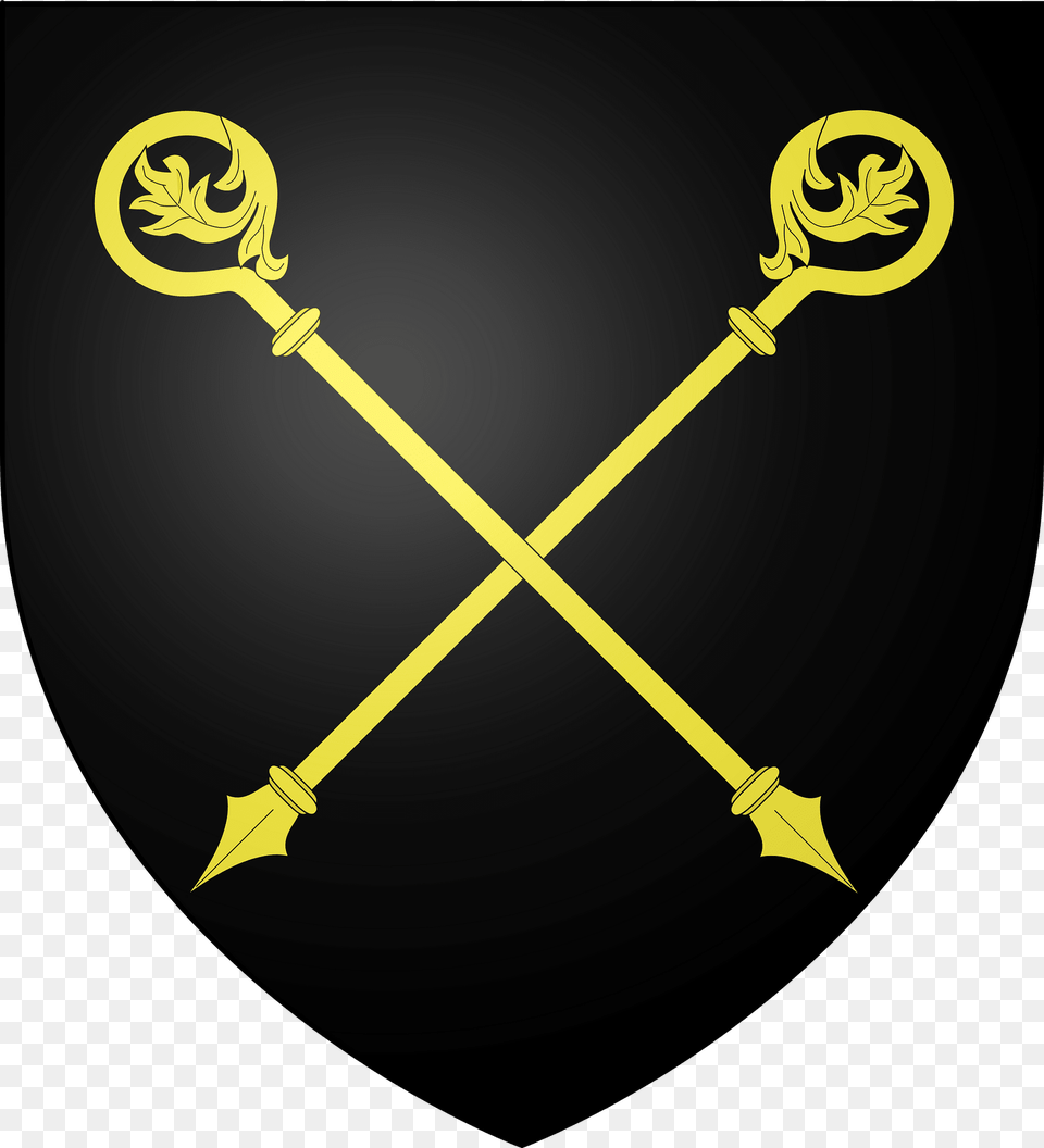 Blason Ville Fr Bischheim Basrhin Clipart, Sword, Weapon Free Transparent Png