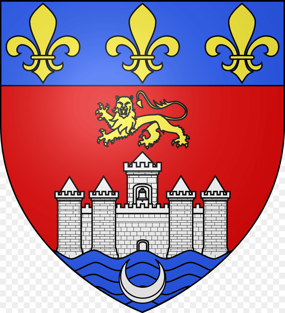 Blason Ville Fr Bordeaux Gironde Clipart, Armor, Shield, Emblem, Symbol Free Png