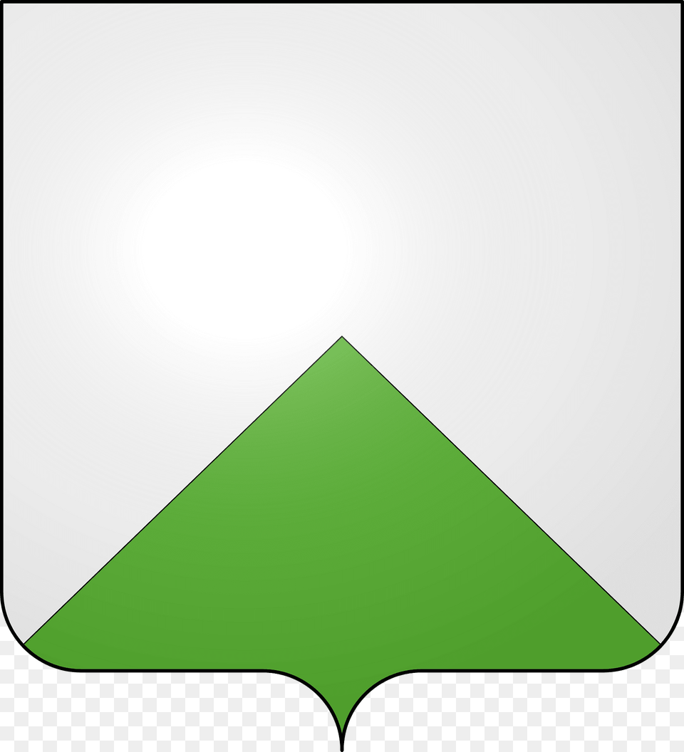 Blason Ville Fr Coudons Aude Clipart, Triangle, Green Free Transparent Png