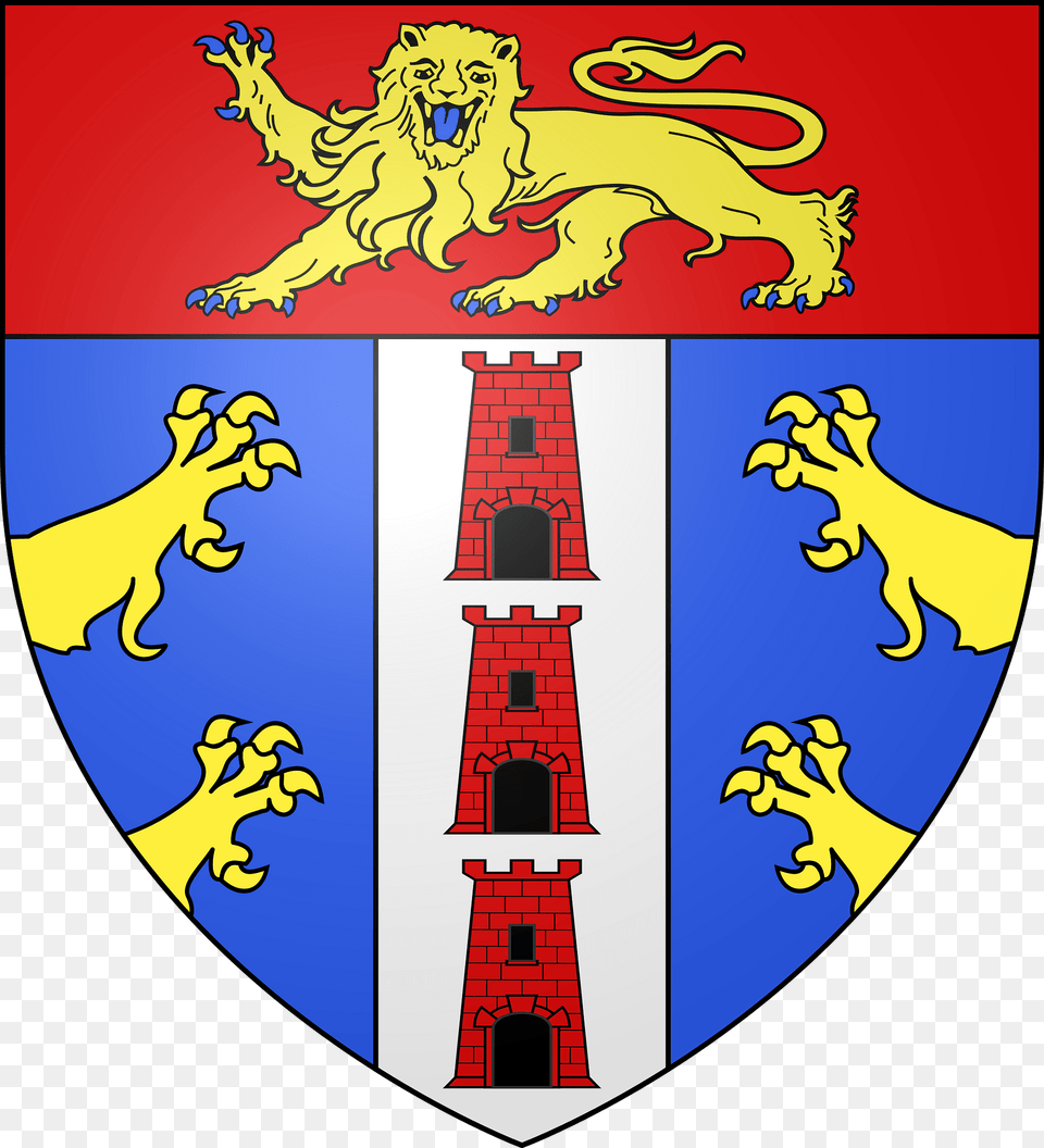 Blason Ville Fr Deauville Calvados Pattes De Lion Clipart, Armor, Shield Png Image