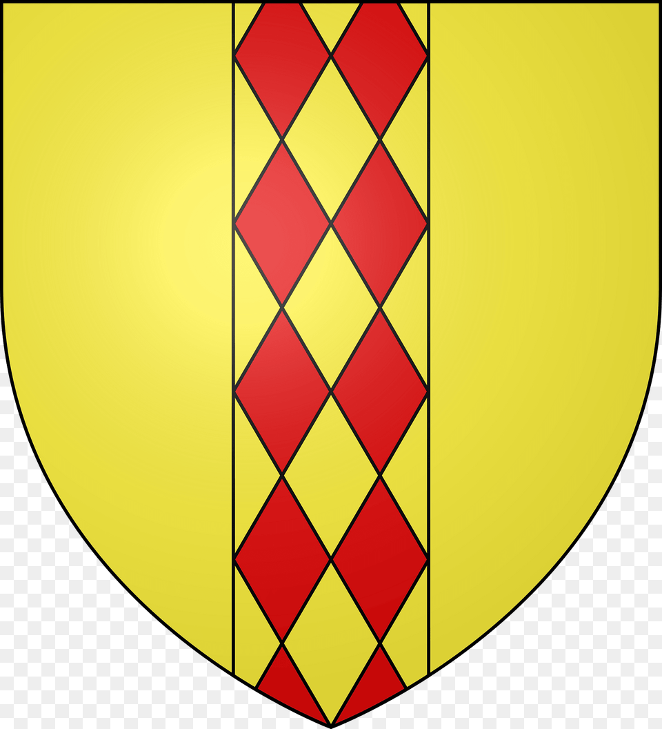Blason Ville Fr Laroque De Fa Aude Clipart, Armor, Shield, Gold Png