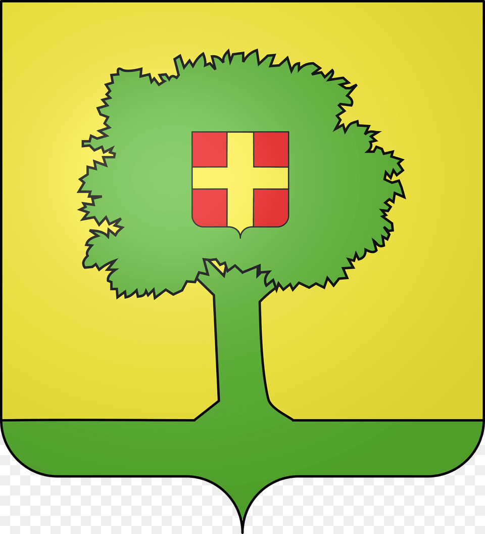 Blason Ville Fr Lyaud Clipart, Cross, Green, Symbol, Logo Png Image