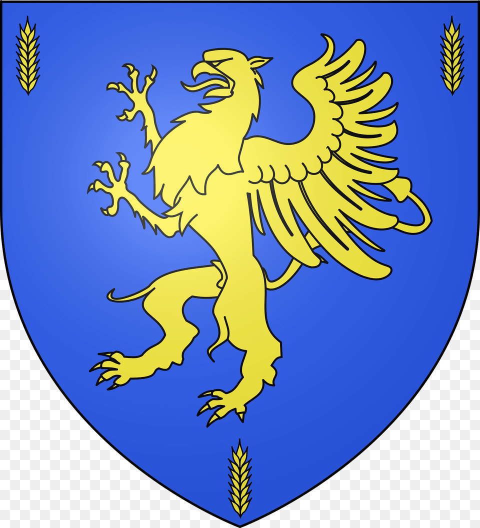 Blason Ville Fr Massiac Cantal Clipart, Emblem, Symbol, Armor Free Png