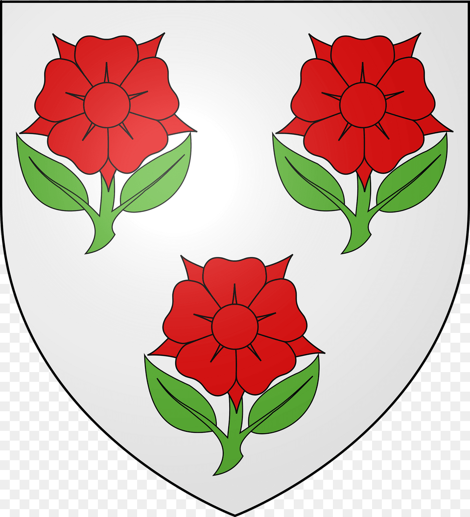 Blason Ville Fr Meung Sur Loire Loiret Clipart, Flower, Leaf, Plant, Pattern Free Png Download