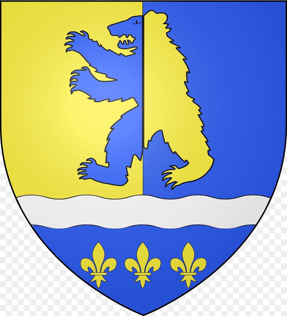 Blason Ville Fr Oise Margny Sur Matz Clipart, Armor, Shield, Animal, Fish Png