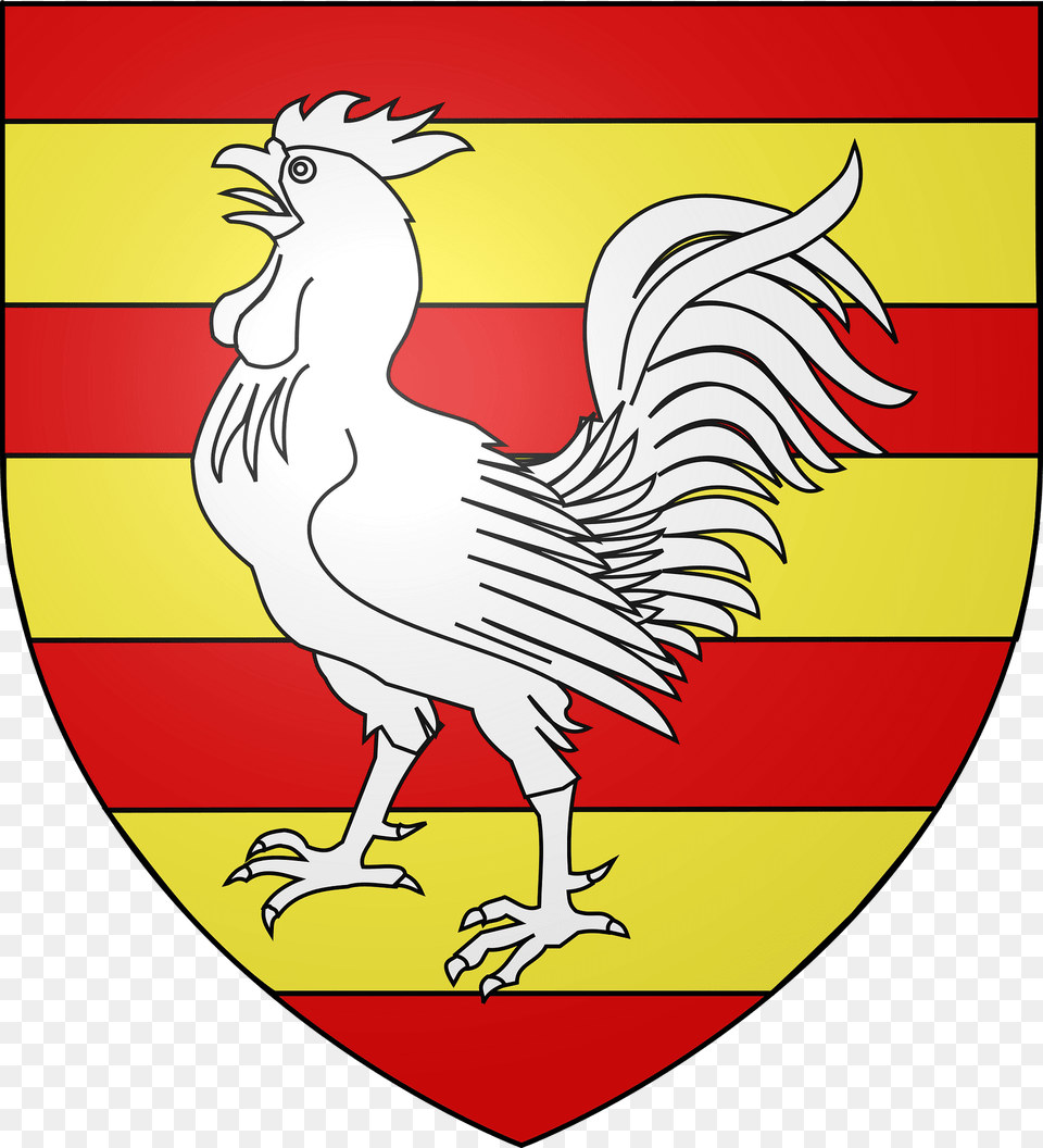 Blason Ville Fr Ouzouer Sous Bellegarde Loiret Clipart, Armor, Animal, Bird Free Png Download