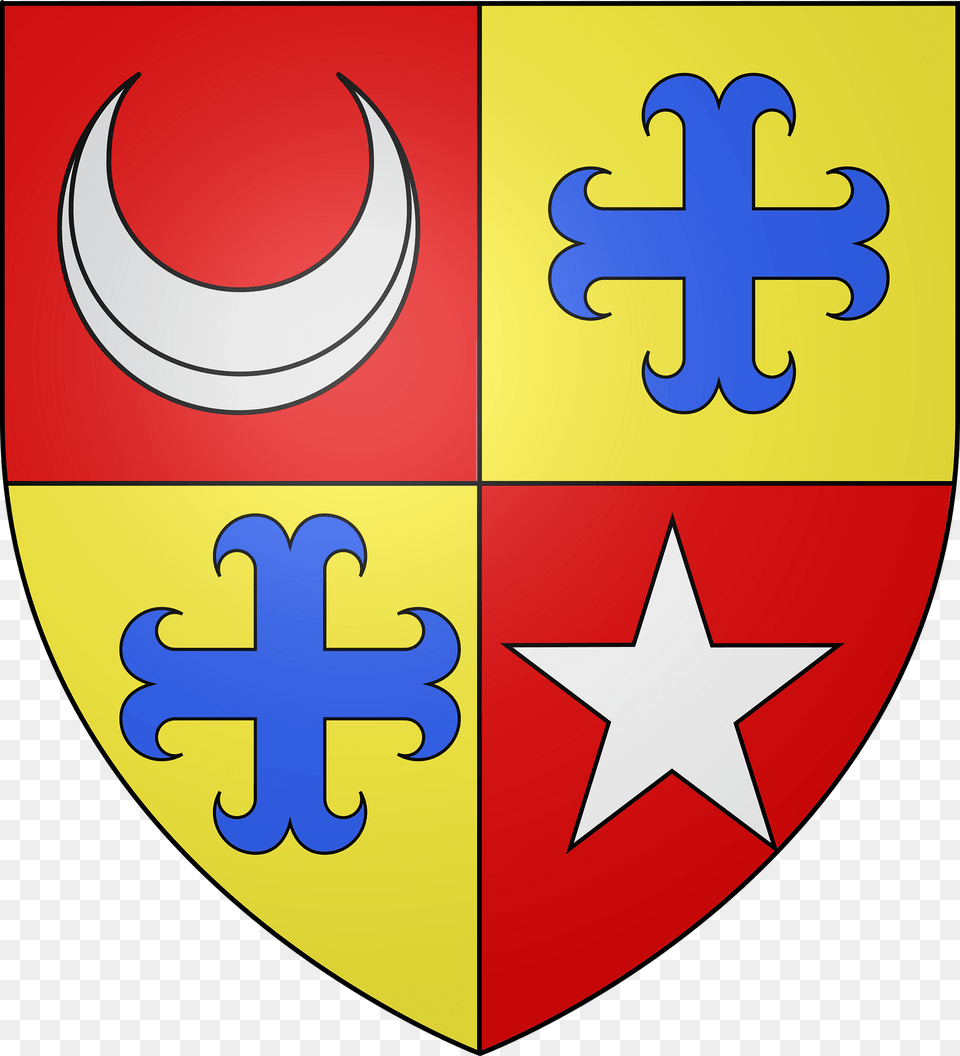 Blason Ville Fr Pierrefontainevarans Doubs Clipart, Armor, Shield, Dynamite, Weapon Free Png Download