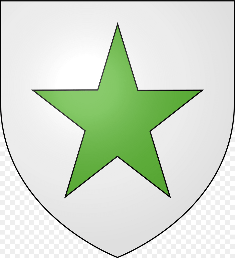 Blason Ville Fr Villesquelande Aude Clipart, Star Symbol, Symbol Free Png