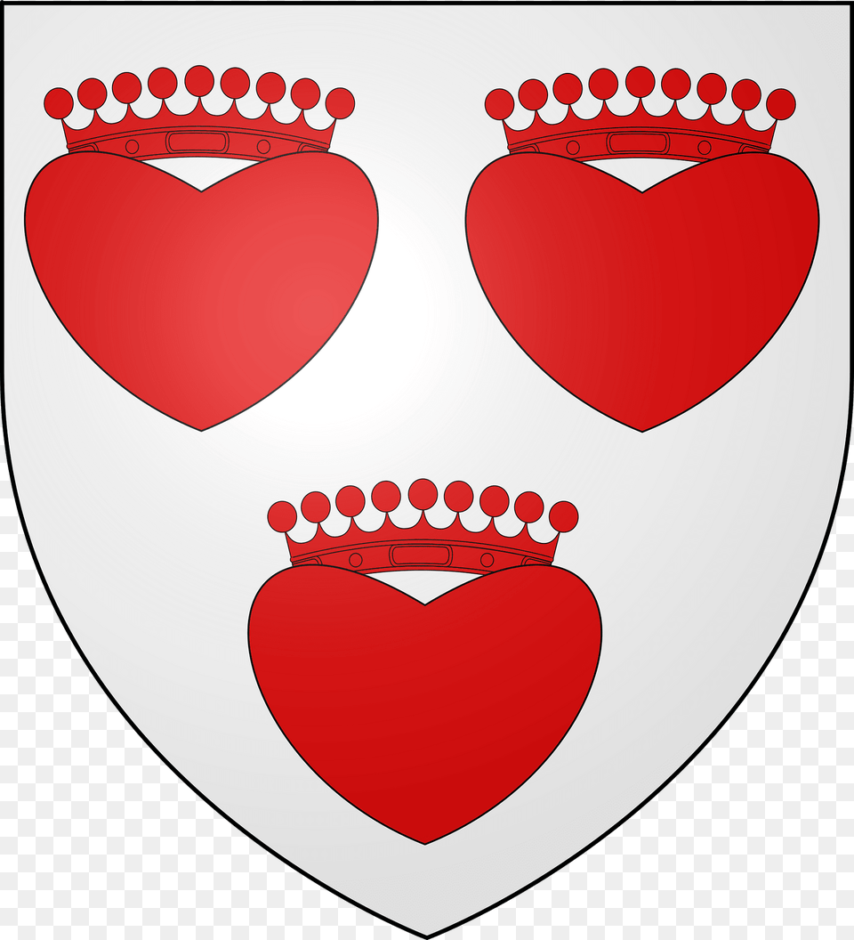 Blason Ville France Oise Moliens Clipart, Heart, Dynamite, Weapon Free Png