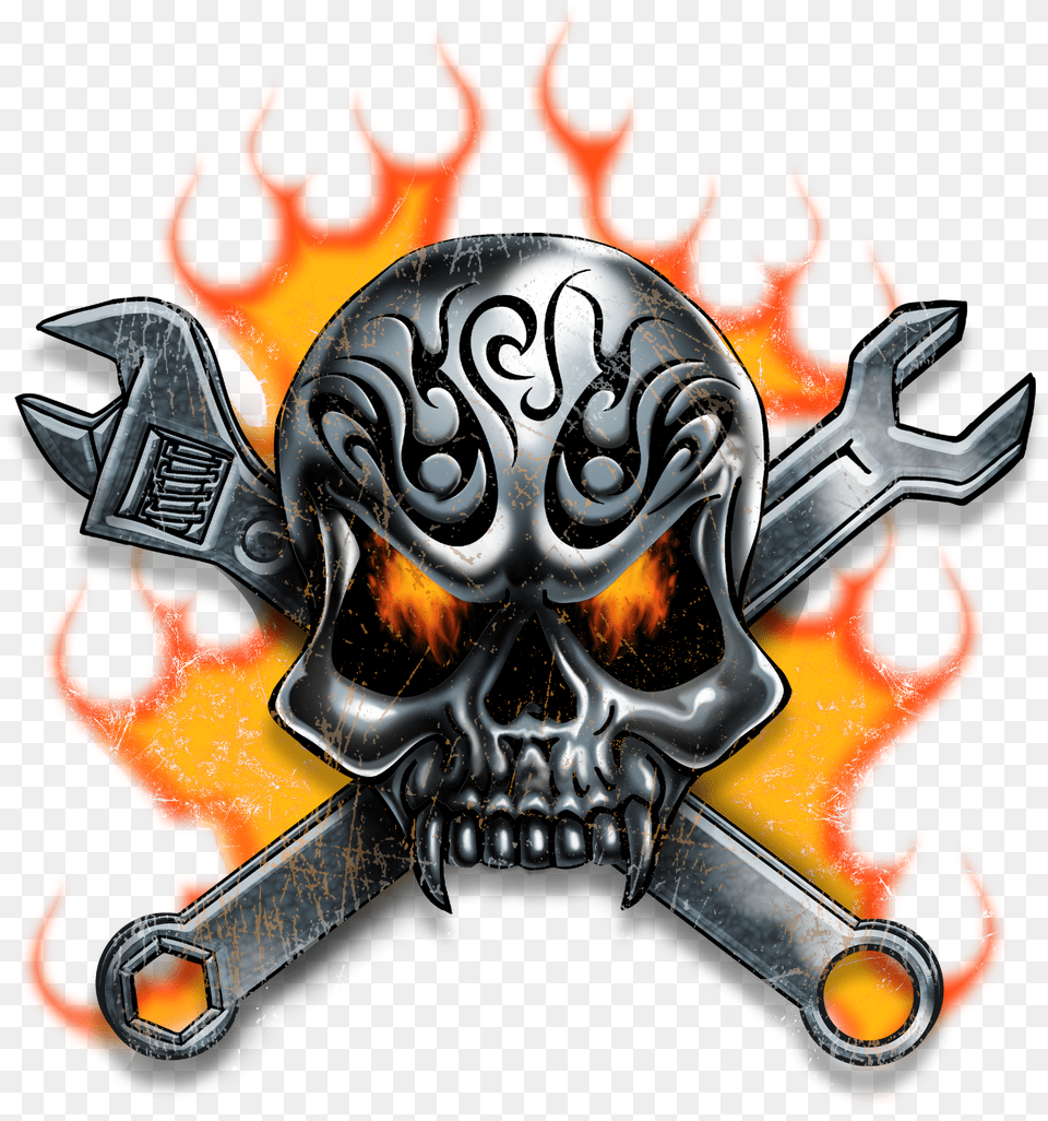 Blast Mens Hoody Tattoo Fire Skull Badass Skull Png Image