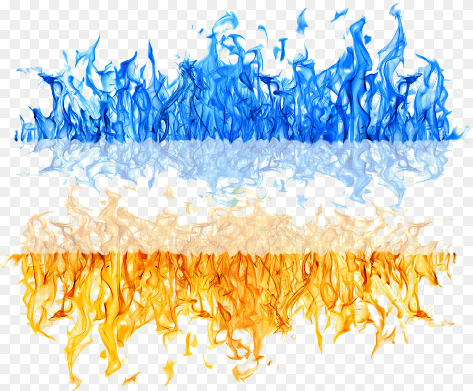 Blast Vector Yellow Blue And White Flame, Fire, Pattern, Art Free Png