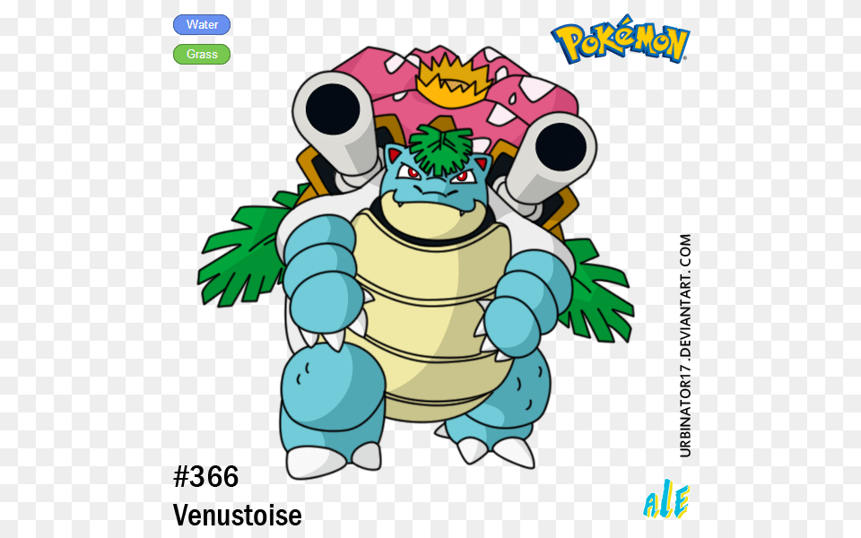 Blastoise Venusaur And Venustoise, Art, Graphics, Book, Comics Free Png Download