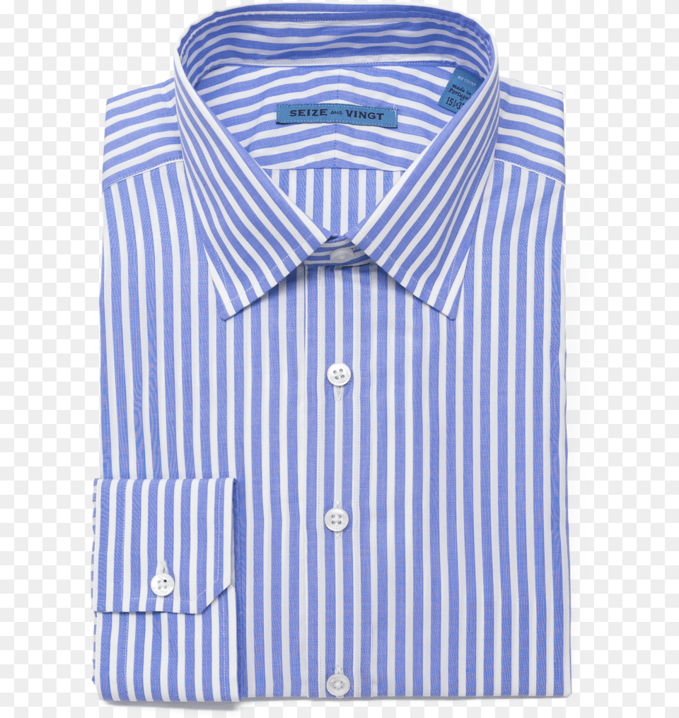Blau Weisses Hemd Gestreift, Clothing, Dress Shirt, Shirt Png Image