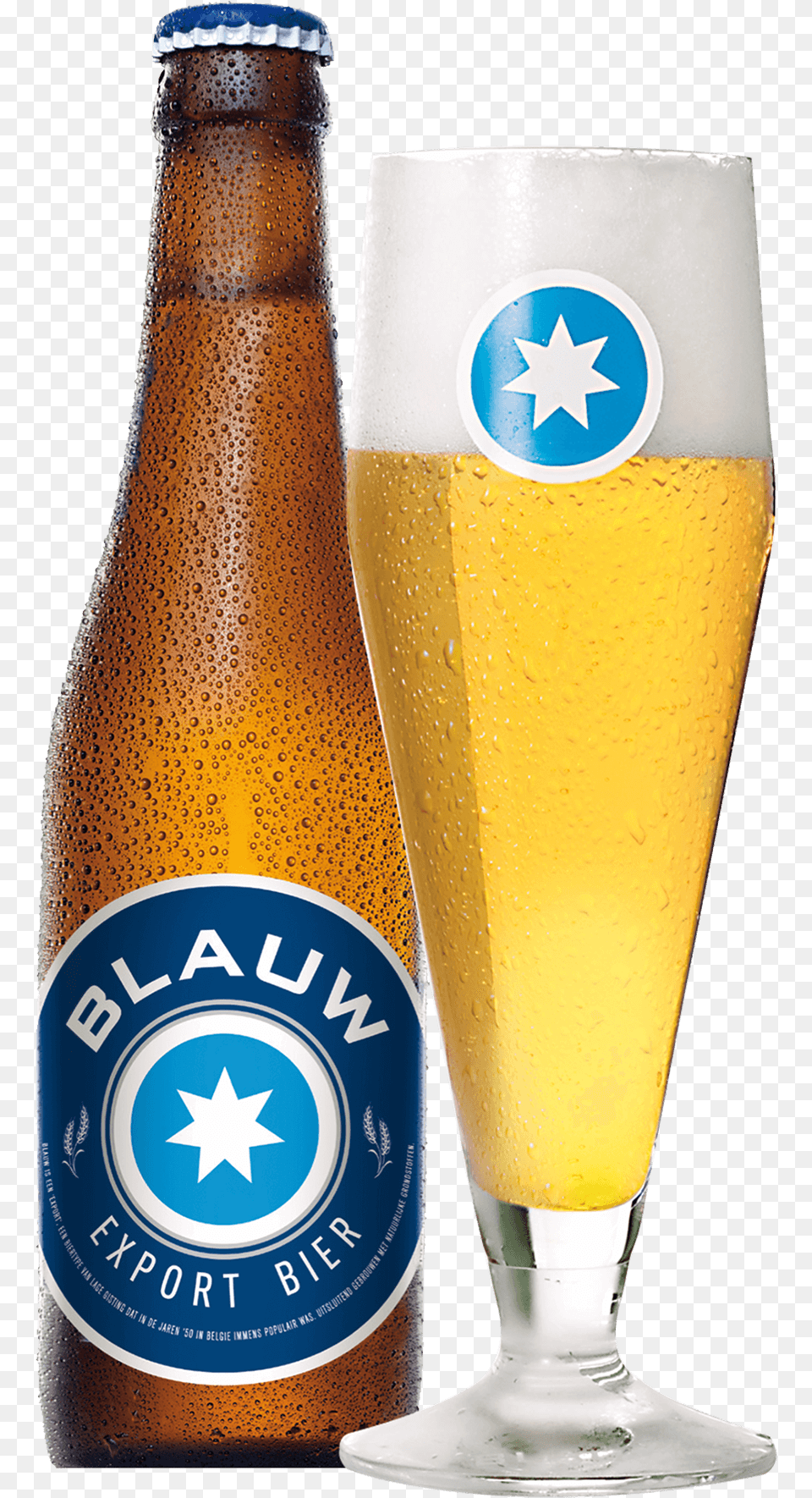 Blauw Export Bier Cleaned Packshot Blauw Bier, Alcohol, Beer, Beverage, Glass Free Png