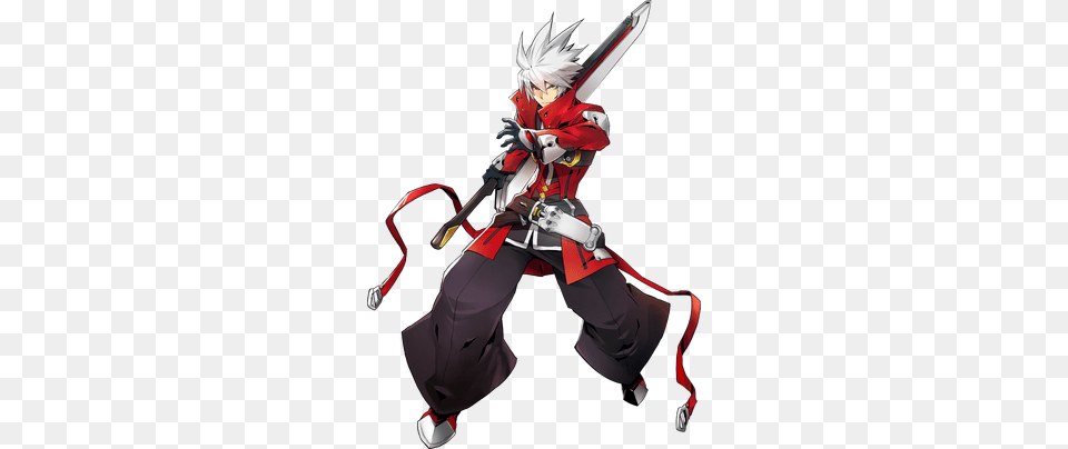 Blazblue Central Fiction Ragna The Bloodedge Main Blazblue Central Fiction Ps3 Game, Book, Comics, Publication, Person Png Image